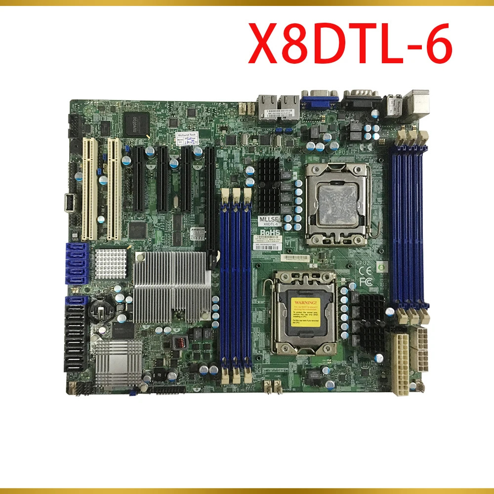Xeon 프로세서 5600/5500 시리즈 DDR3 SATA2 PCI-E 2.0 X8DTL-6Supermicro 마더보드 지원