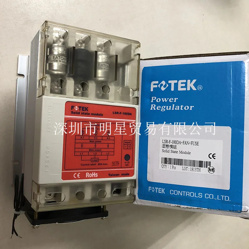 대만 FOTEK YanGM호환ing LSR-F-100DA 솔리드 스테이트 모듈 전원 조절기 오리지널 페널티 10