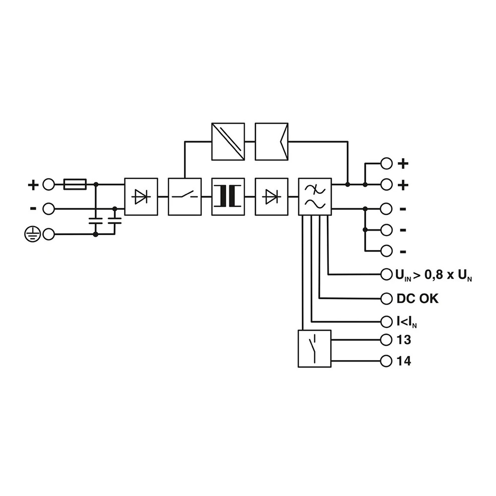 Phoenix QUINT-PS/60-72DC/24DC/10/CO QUINT POWER DC/DC 컨버터 보호 24VDC/10A기능 2905011