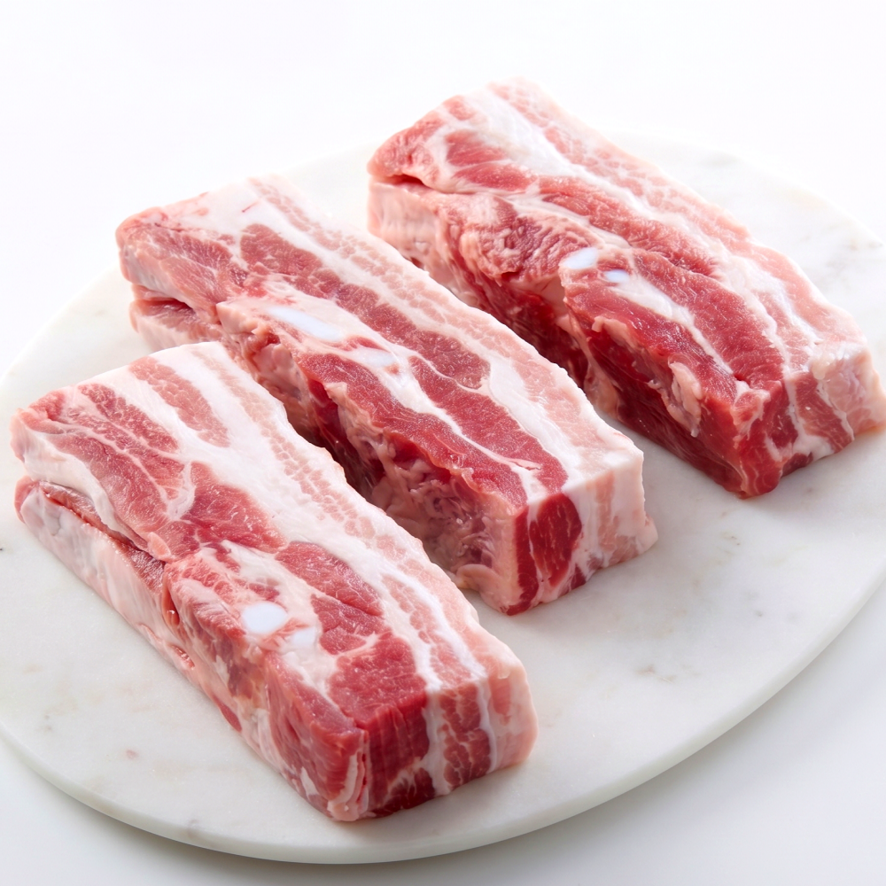 돼지고기 듀록 냉삼 통 삼겹살 벽돌 대패 수입 5kg 10kg 대용량 도매 냉동 - 상세 이미지 4