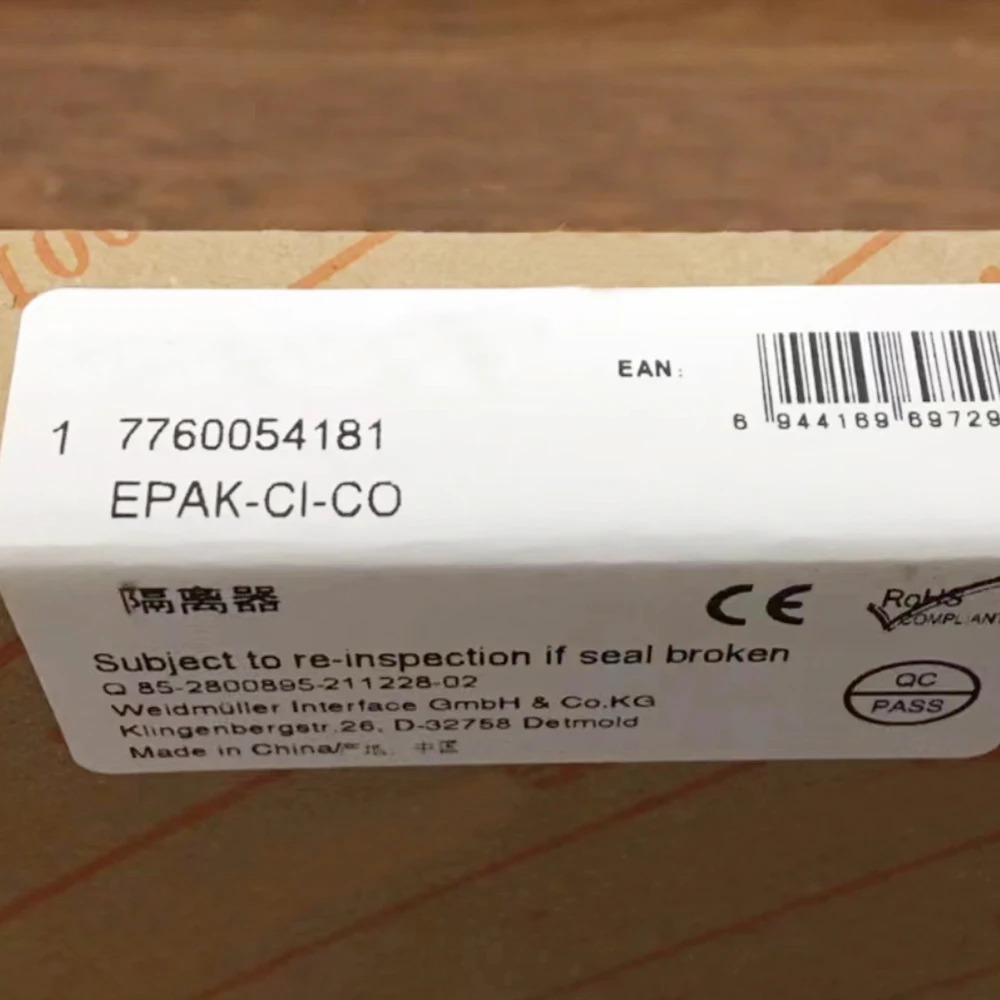 Weidmuller 신호 솔레이터 EPAK-CI-CO 7760054181