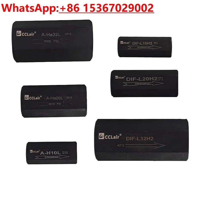 A-Ha10L 유압 Hb20L HA32L 직각 L50H 체크밸브 DIF-L32H L40H