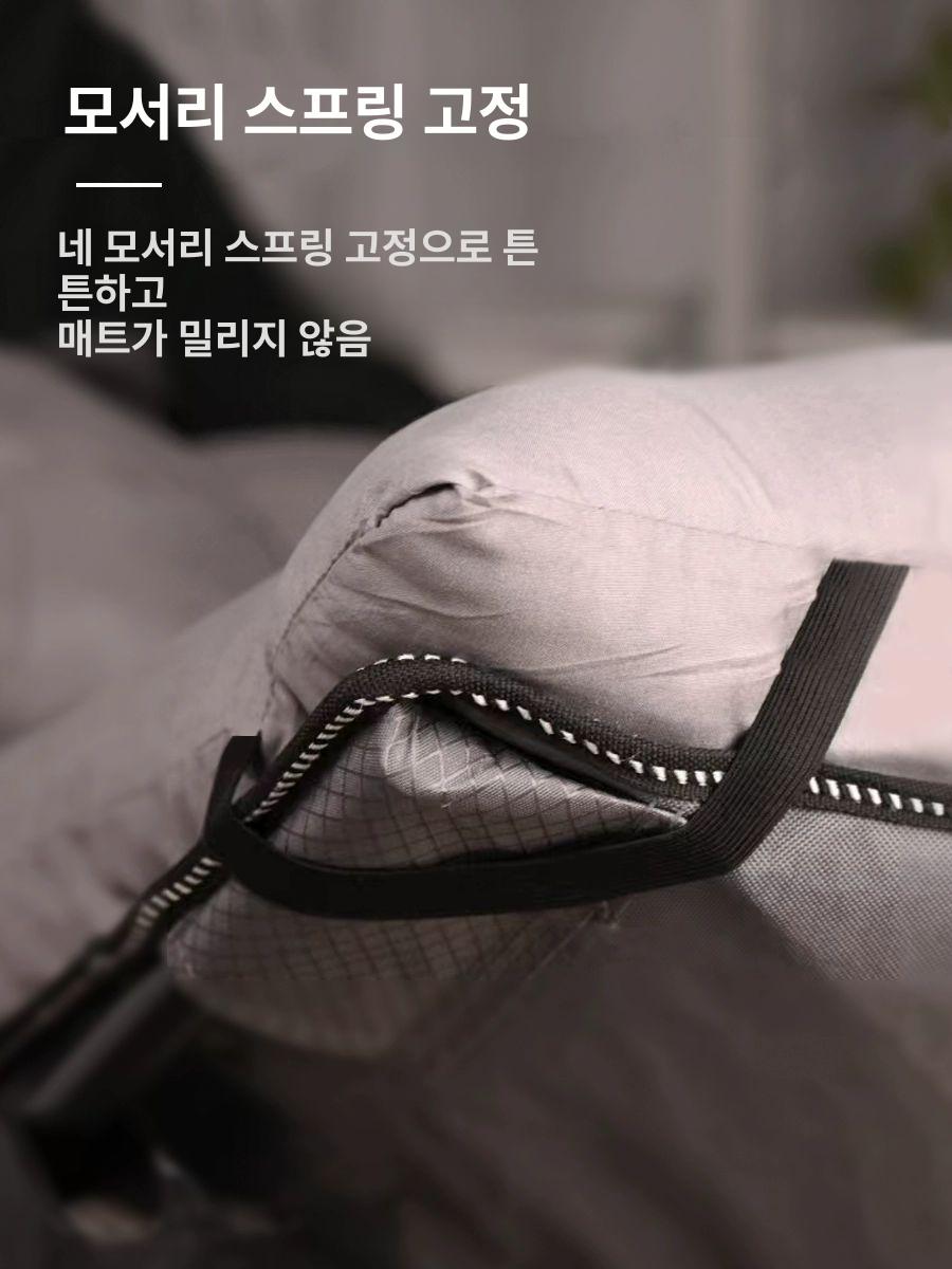 1인용 소파침대 폴딩 접이식 등받이 조절 쇼파베드 싱글 매트 낮잠용 - 상세 이미지 5