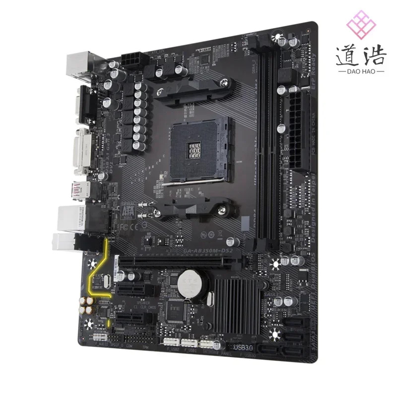 GA-AB350M-DS2 마더보드32GB 소켓 AM4 DDR4 마이크로 B350 메인보드 완전 WorkMA 리퍼