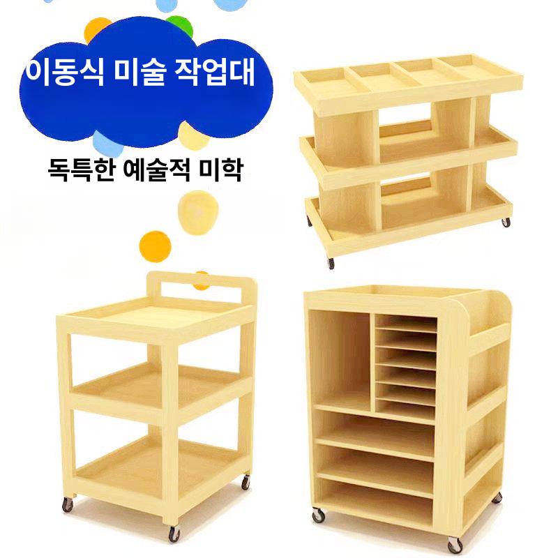 서랍형 수납장 이동식 보관함 미술학원 정리함 캐비닛 선반 파일함 - 상세 이미지 2