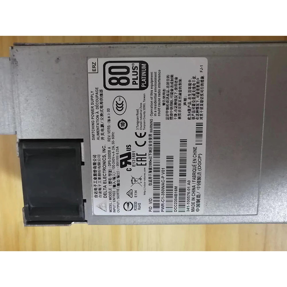 Cisco Catalyst 9300 스위치 전원공급장치 PWR-C1-350WAC-P 350W
