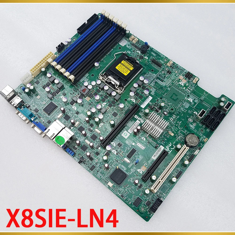 Supermicro 마더보드 Xeon X3400/L3400 시리즈 코어 i3 LGA1156 DDR3 쿼드 82574L 기가비트 이더넷 X8SIE-LN4