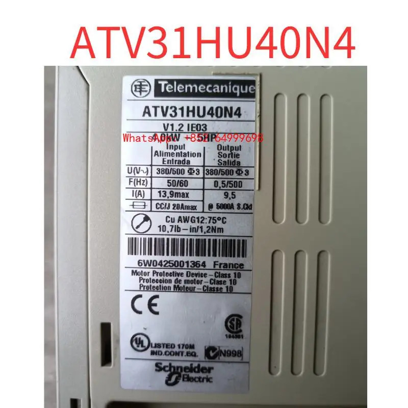 리퍼 ATV31HU40N4 서보 드라이버 OK