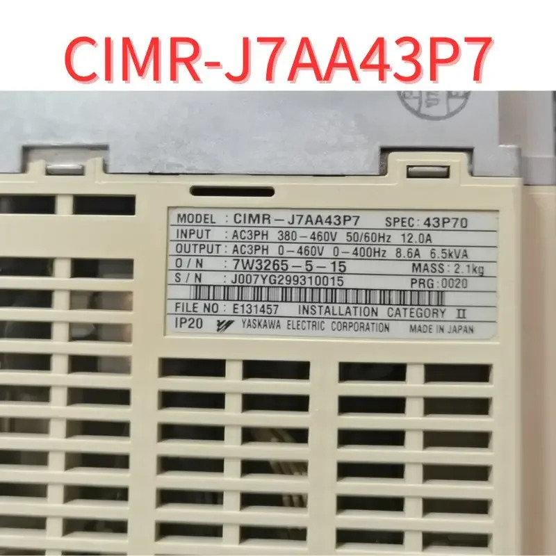 리퍼 인버터 CIMR-J7AA43P7 OK 3.7KW 380V