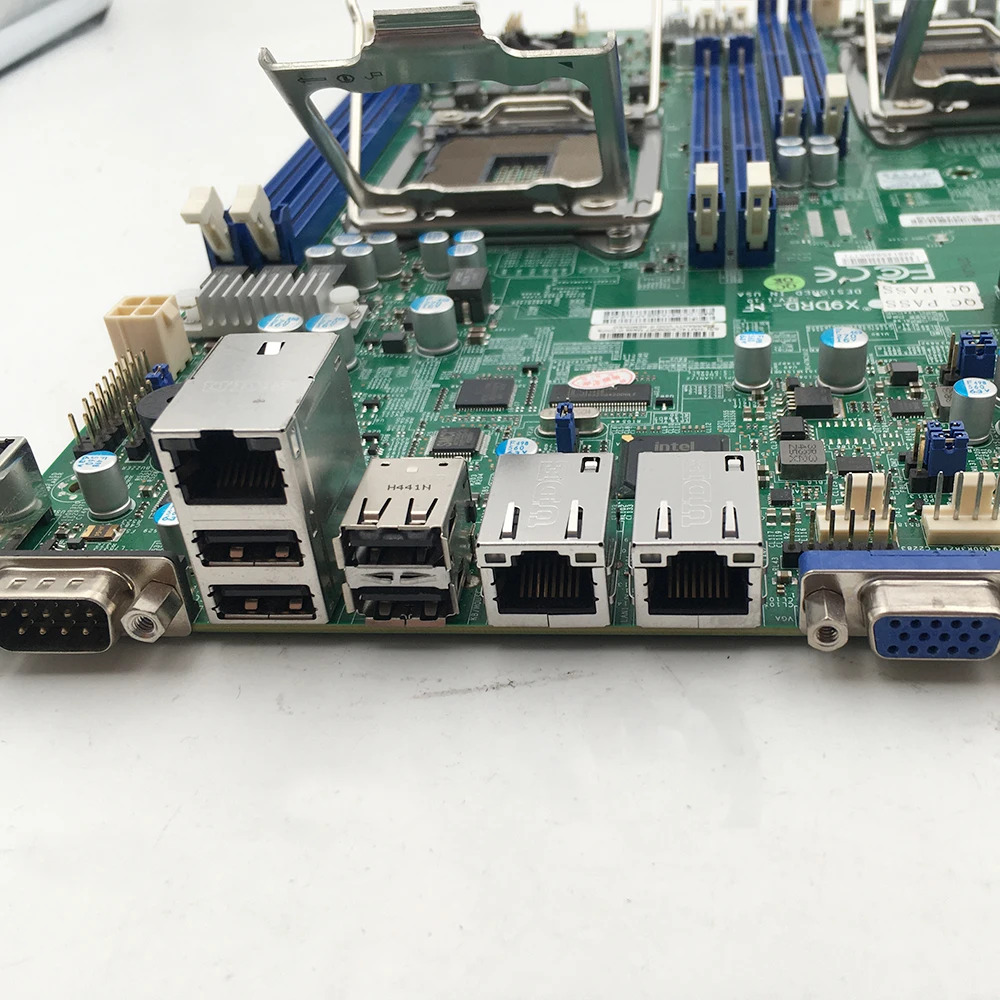 Supermicro 서버 마더보드 LGA2011 E5-2600 군 C602 ECC DDR3 PCI-E3.0 SATA3 SAS2 IPMI2.0 듀얼 포트 GbE LAN X9DRD-