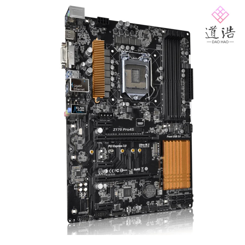 ASRock호환 Z170 PRO4S 마더보드 HDMI PCI-E3.0 M.2 LGA 1151 DDR4 메인보드 리퍼 완료 64GB