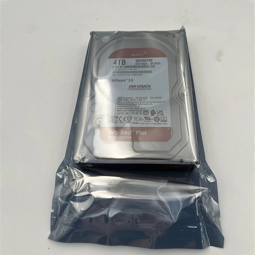 WD40EFRX 4T 3.5인치 NAS 서버 하드 5400RPM 64M SATA