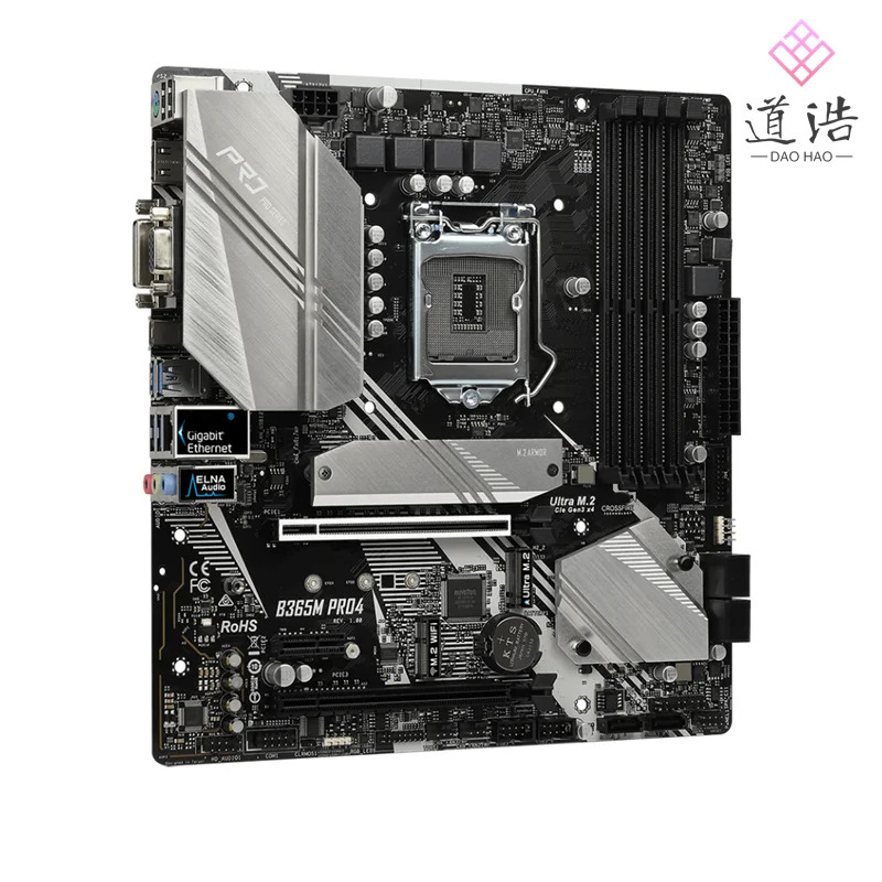 ASRock호환 B365M PRO4 마더보드 HDMI M.2 LGA 1151 DDR4 마이크로 B365 메인보드 리퍼 완료 64GB