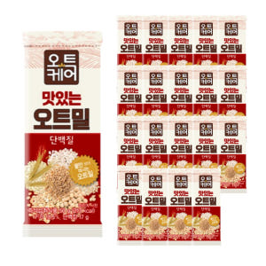 오트케어 맛있는 오트밀 단백질 50g 20개 쉐이크 식사대용 귀리 아침선... 맛있게 먹은 솔직 후기 - 상품 이미지 2
