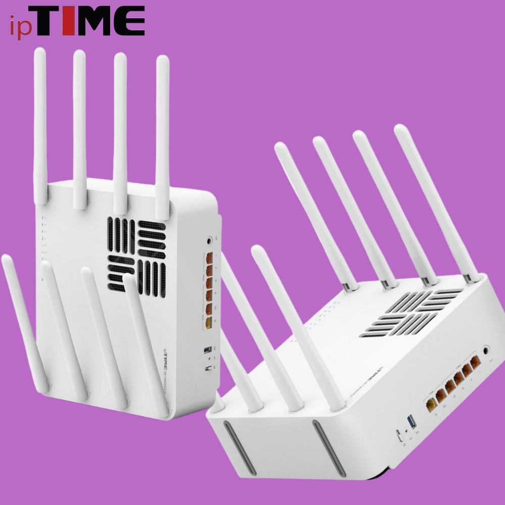 ipTIME 야호~BE19000QCA 유무선공유기 BE 19000Mbps wifi7 고성능 - 상품 이미지