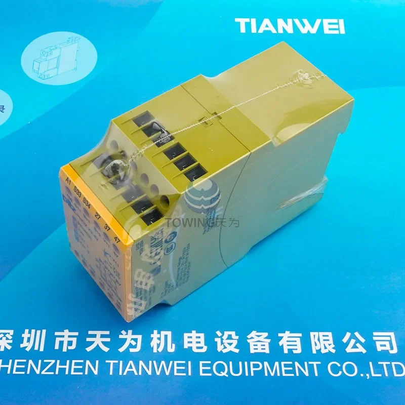 Pilz 774517 프리스탠딩 안전 릴레이 PNOZ X2.4V 124VDC 4no 1so Fi 신
