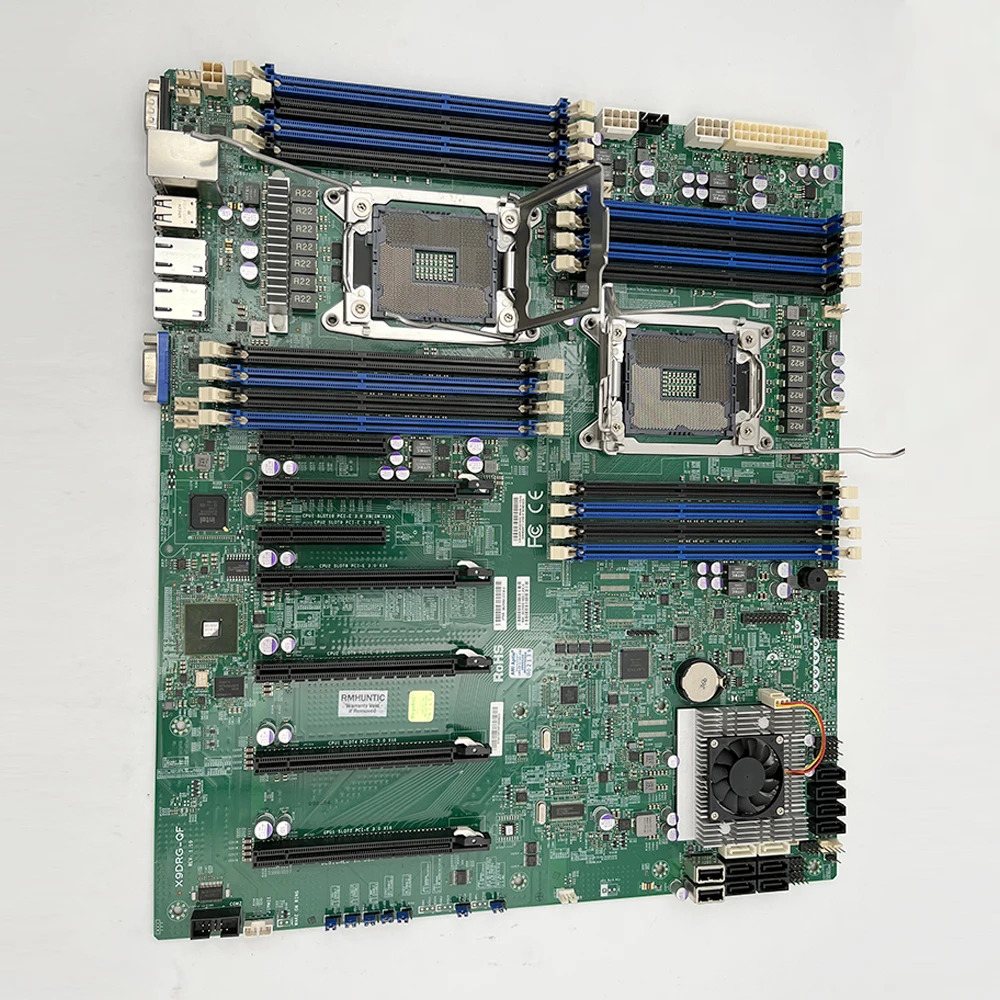 Supermicro 서버 마더보드 Xeon E5-2600 V1/V2 군 ECC 4 PCI-E 3.0 x16더블 폭 LGA2011 DDR3 X9DRG-QF용