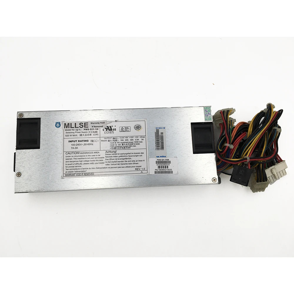 서버 전원공급장치 PWS-521-1H 520W 24PIN 1U전리퍼