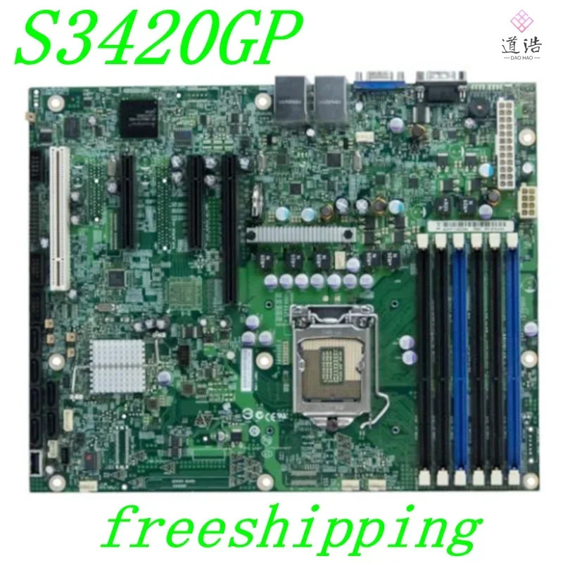 S3420GP 서버 마더보드LGA 1156 DDR3 메인보드 완전 작동 리퍼