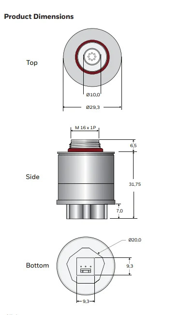 MOX-1 산소 O2 센서 MOX1