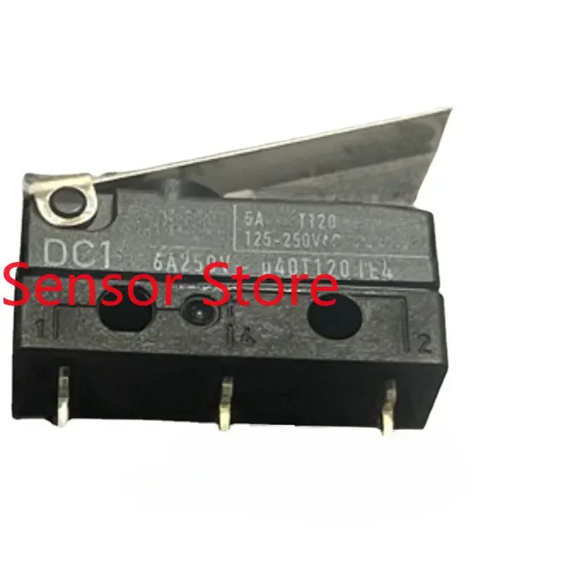 10PCS DC1C-K7LC 자동차 마이크로 스위치 3핀 구부러진 피트 6A PCB 보드 핀 진바 포함