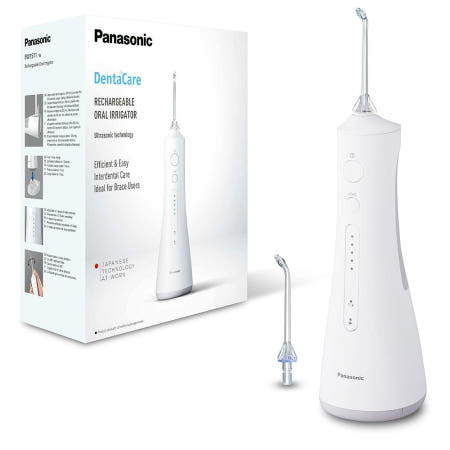 파나소닉 [해외]파나소닉 EW1511 덴탈케어 구강세정기 1팩 화이트 Panasonic EW1511W503 Rechargeable Oral Irrigator