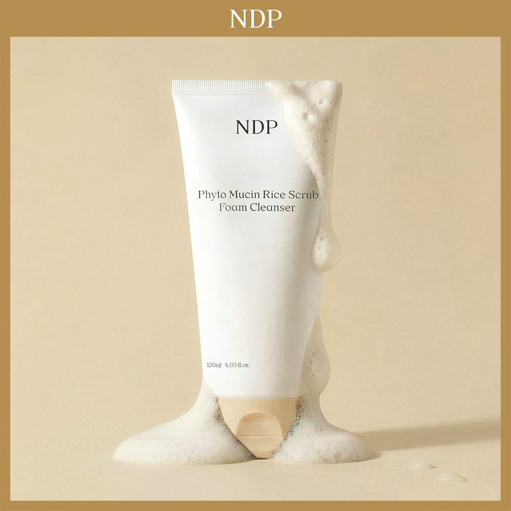 NDP 피토뮤신 쌀 스크럽 저자극 클렌징 폼 120ml - 메인 이미지