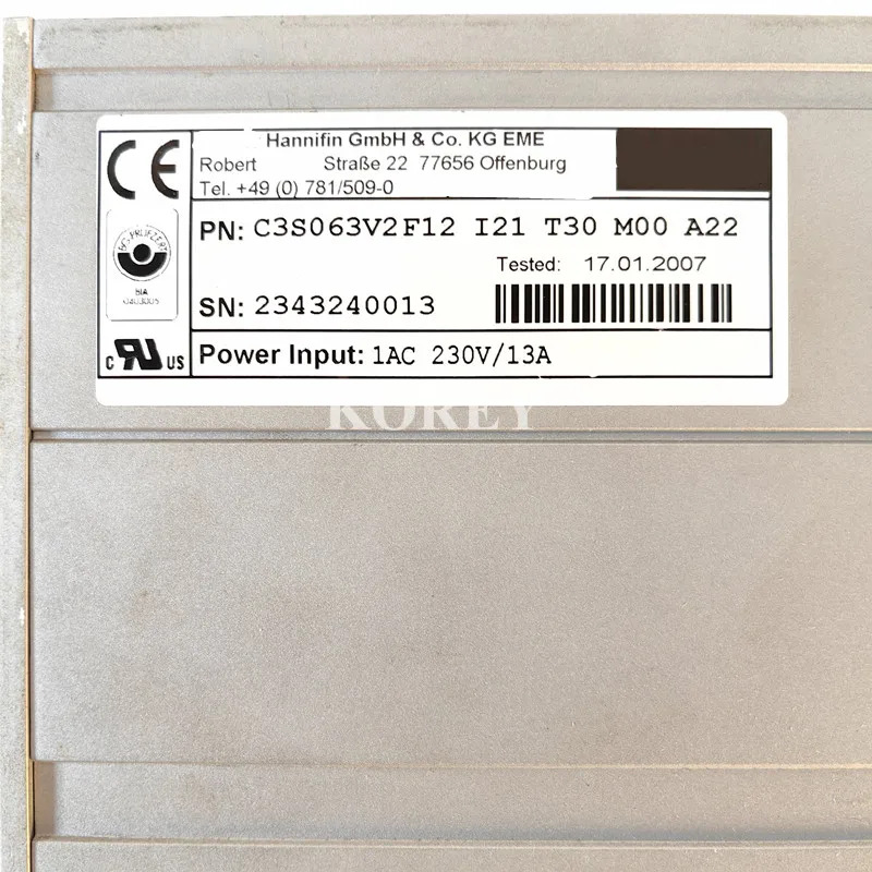Compax3 드라이버 C3S063V2F12 I21 T30 M00 A22 M11 해주세요
