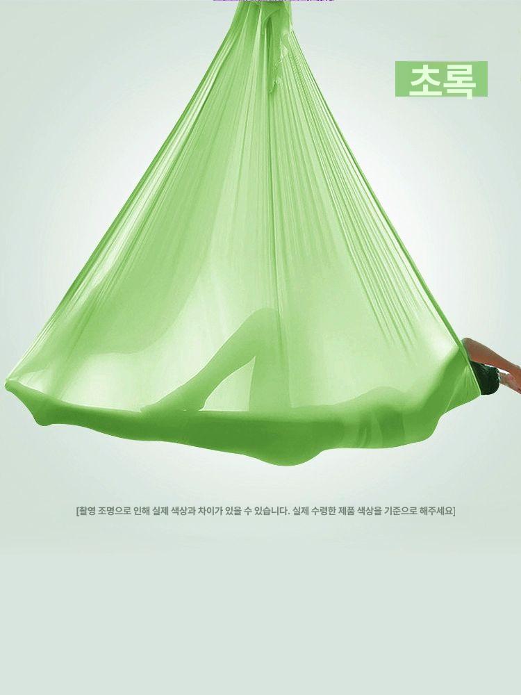 플라잉요가해먹 5m 실크 공중 요가스트랩 휴대용 에어리얼 스트레칭 운동용품 - 상세 이미지 4