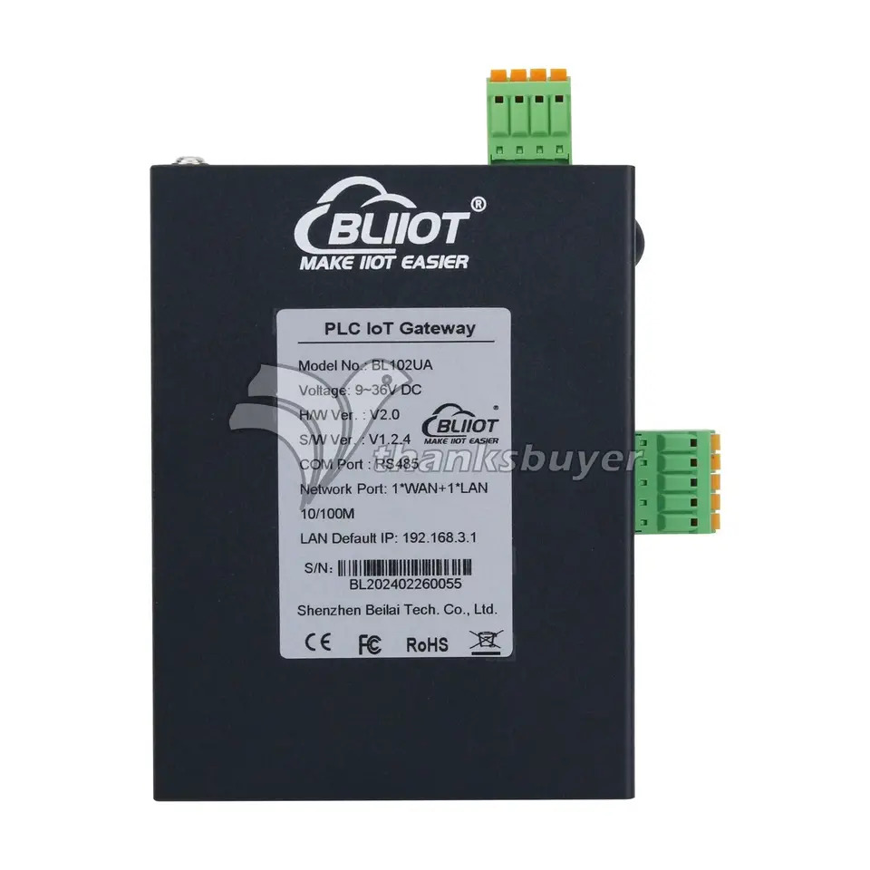네트워크 인터페이스 OPC-UA 프로토콜 PLC 게이트웨이 IoT BL102UA