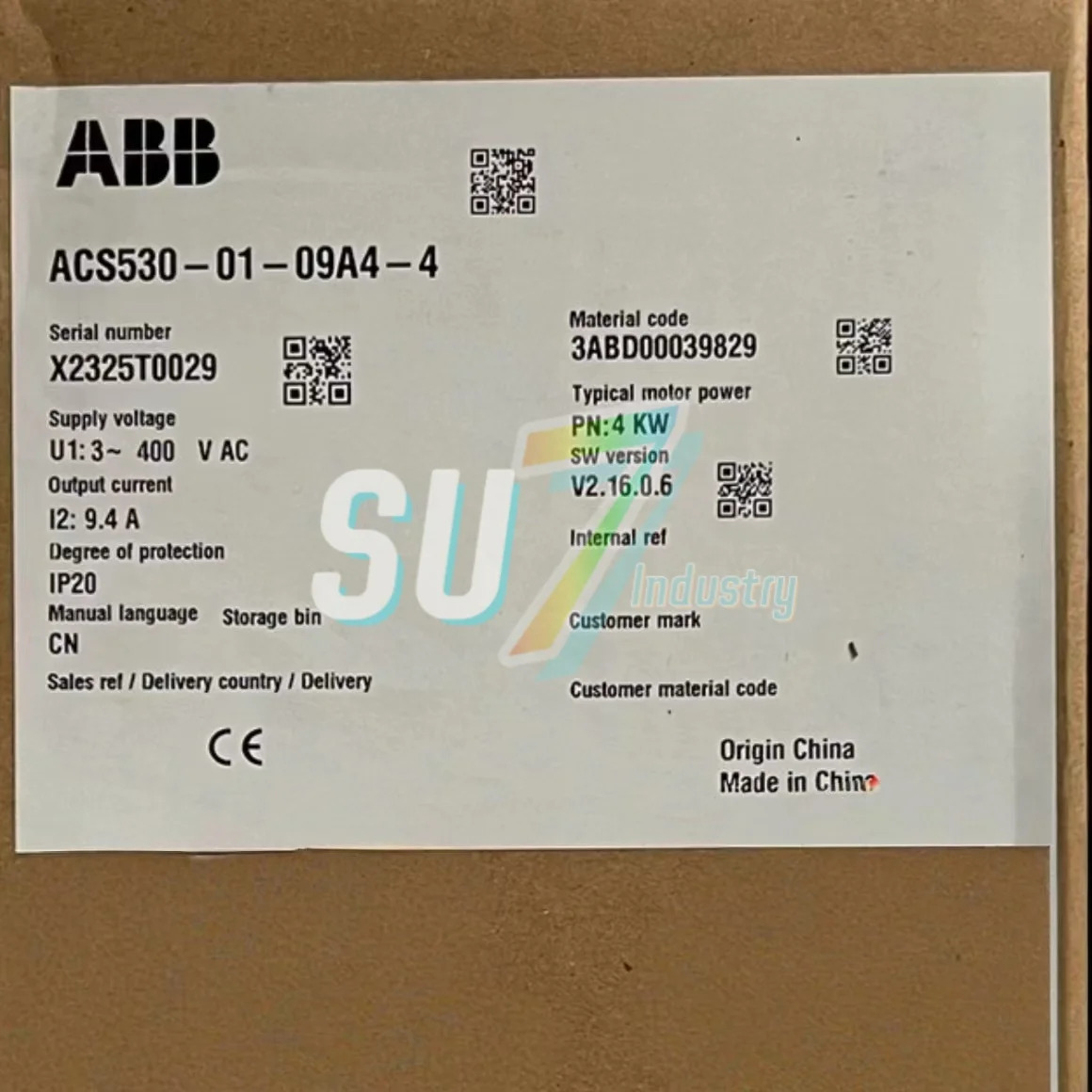 주파수 변환기 원본 ACS530-01-07A2-4 ACS530-01-09A4-4