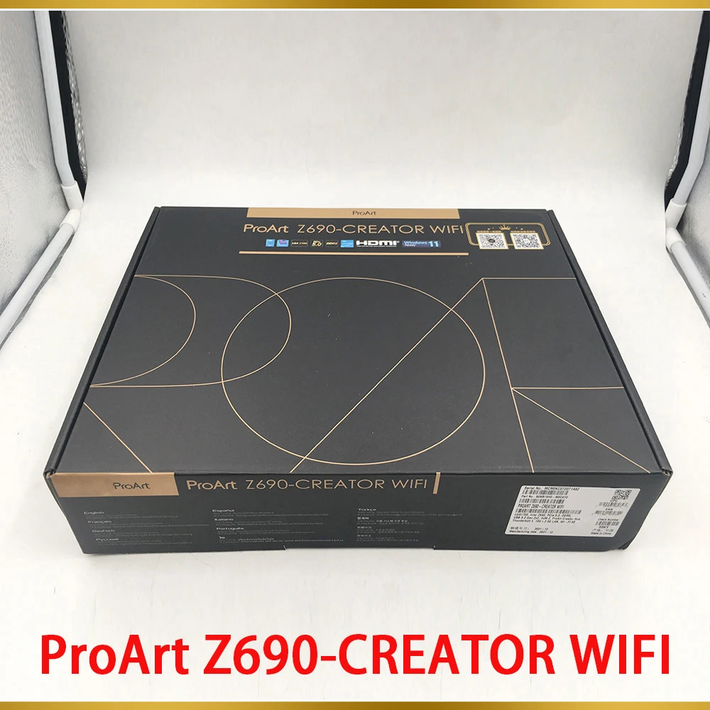 ASUS호환 ProArt 워크스테이션 마더보드 LGA1700 지원 대 코어 프로세서새 Z690-CREATOR WIFI