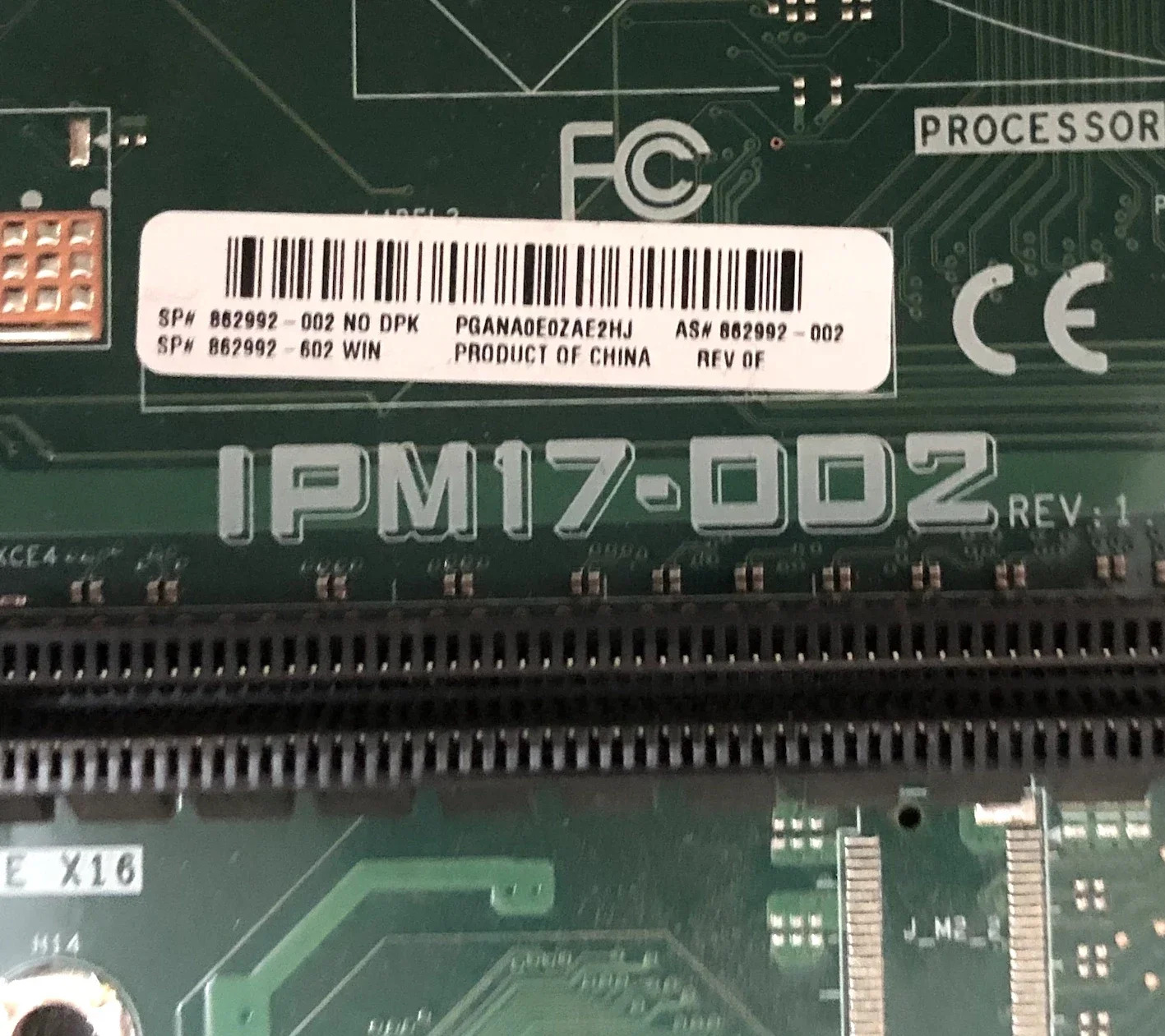 hp호환 870 580 마더보드IPM17-DD2 862992 -001 -002 -601 IPM17-DD2 메인보드 완전 작동 리퍼