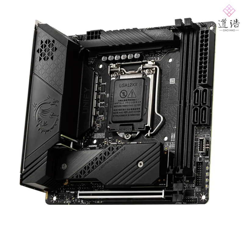 MEG Z590I UNIFY 마더보드 M.2 HDMI LGA 1200 DDR4 Mini-ITX Z590 메인보드 리퍼 완료 64GB