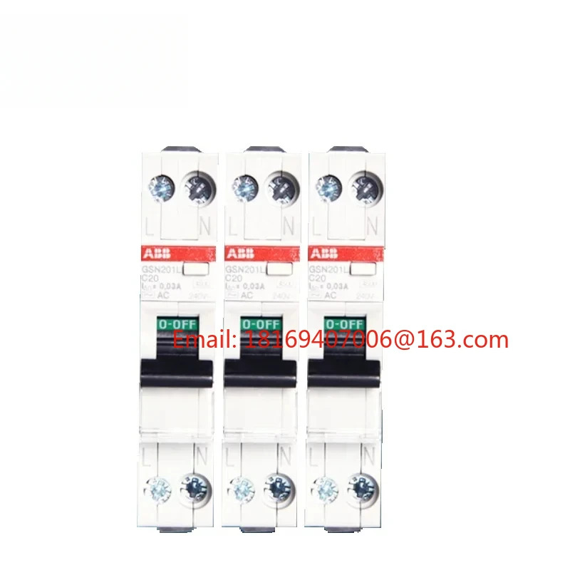 ABB 잔류 전류 보호 회로차단기 GSN201L 1PN 6A 10A 16A 20A 25A C AC 전자