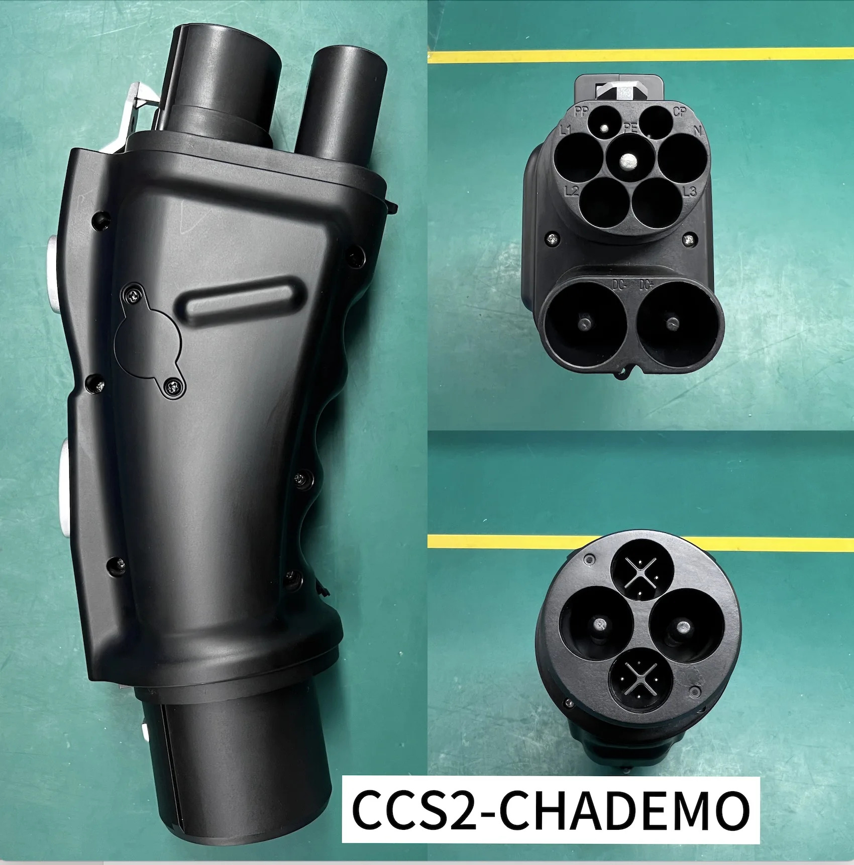 Ked커넥터 DC CCS2-CHAdeMO 충전 변환기 고속 Ev 충전기 어댑터 커넥터