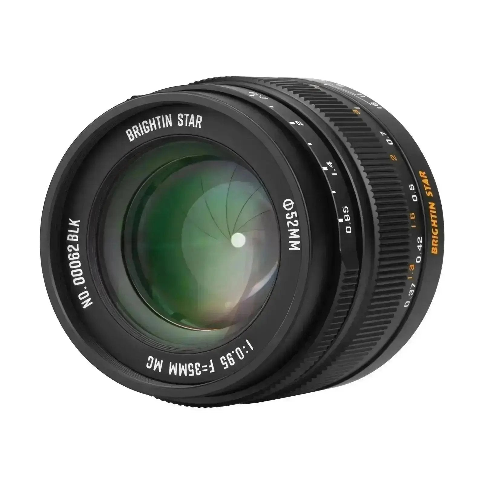 Brightin star 35mm 브라이틴 스타 F0.95 단렌즈 캐논 소니 니콘 후지 M 4/3 - 상세 이미지 4