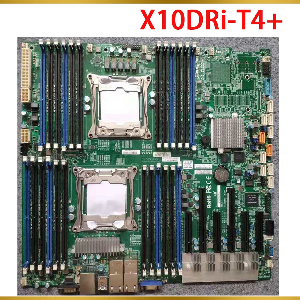 Supermicro 서버 마더보드 E5-2600 v4/v3 군 쿼드 LANX540 10GBase-T LGA2011 DDR4 X10DRi-T4 포함
