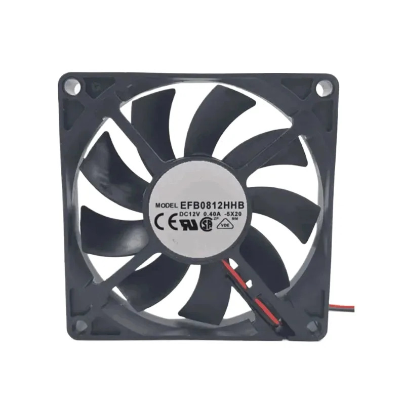 Efb0812hhb 8015 80mm 80x80x15 12v 0.40a Pwm 냉각팬