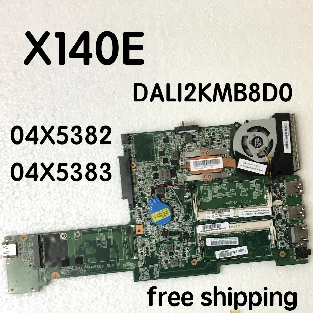 04X5382 04X5383 Lenovo호환 X140E E145 A4-5000 마더보드 DALI2KMB8D0 메인보드 완전 작동 리퍼