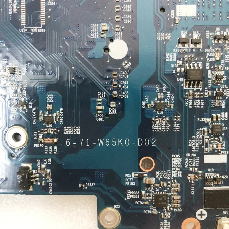 Clevo W650KK 노트북 마더보드 6-71-W65K0-D02 6-77-W650KK10-D02-7 메인보드 완전 작동 리퍼