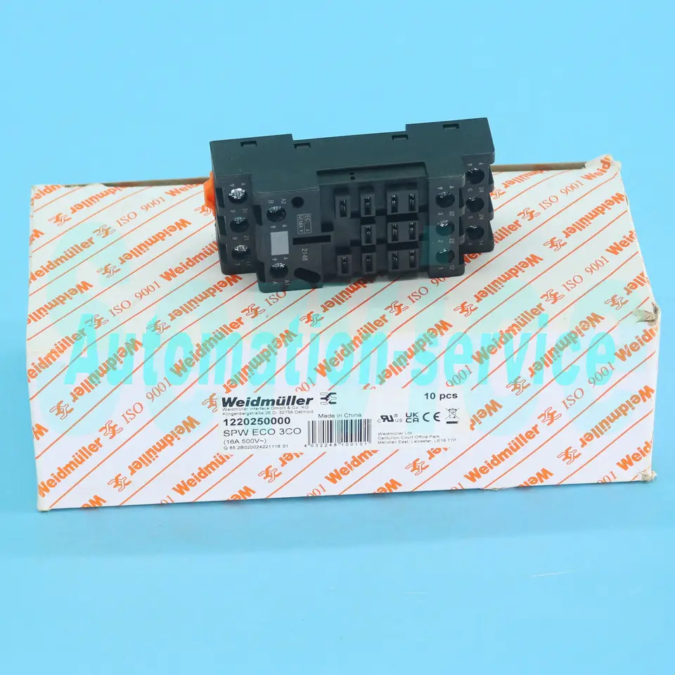 Weidmuller릴레이 소켓 SPW ECO 3CO 1220250000 16A 500V 10PCs/BOX 신
