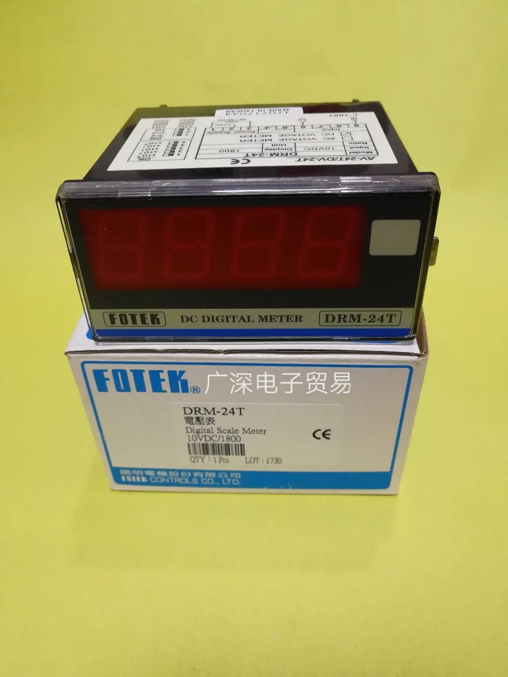 FOTEK 대만 디지털 전압계 원본 DRM-24T