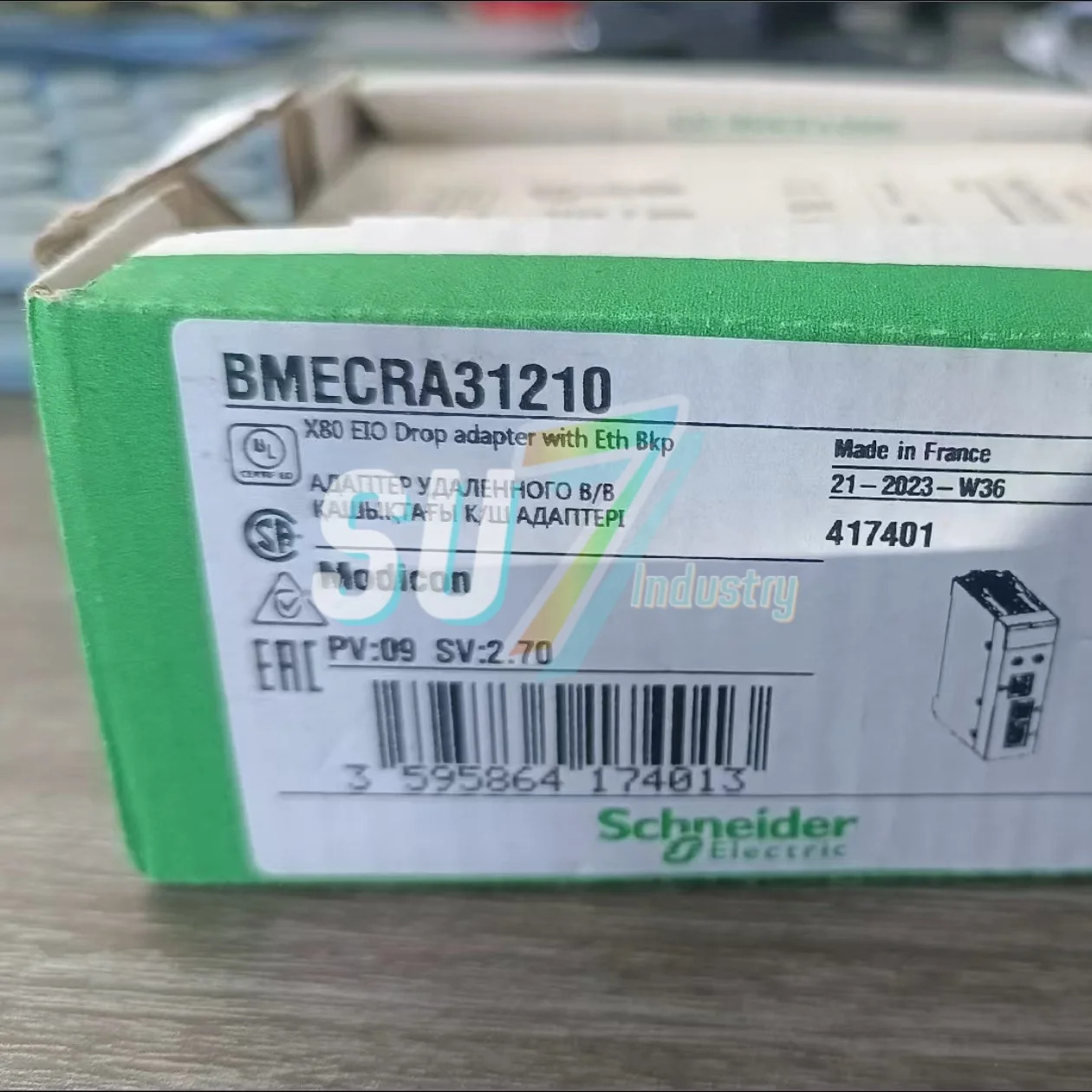 새 PLC 모듈 BMECRA31210 BMEXBP0400