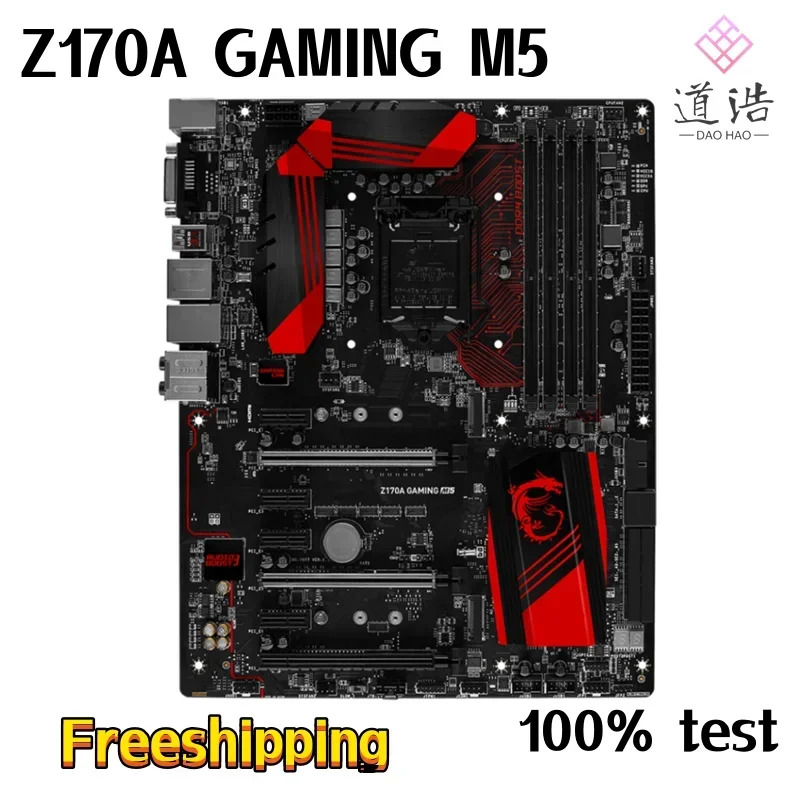 Z170A GNG M5 마더보드64GB M.2 HDMI LGA 1151 DDR4 Z170 메인보드 완전 작동 리퍼