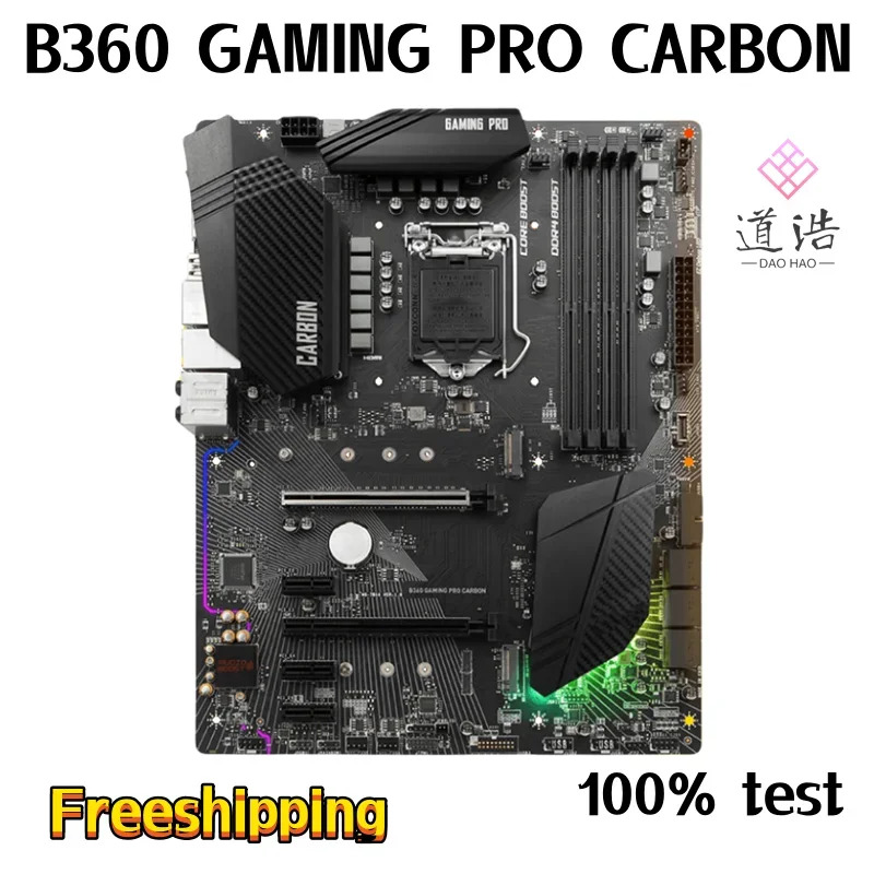 B360 GNG PRO CARBON 마더보드64GB M.2 HDMI LGA 1151 DDR4 메인보드 완전 작동 리퍼
