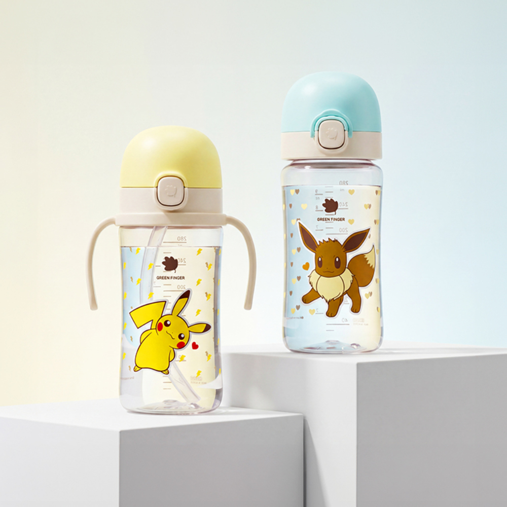 포켓몬 빨대컵 그린핑거 베베그로우 빨대컵 추천 아기용 빨대컵 280ml 빨대컵