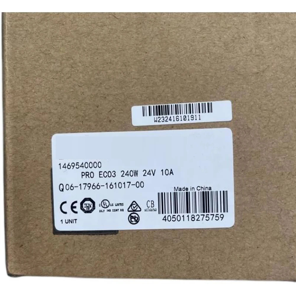 1469540000  Weidmuller 스위치 전원공급장치 PRO ECO3 240W 24V 10A용