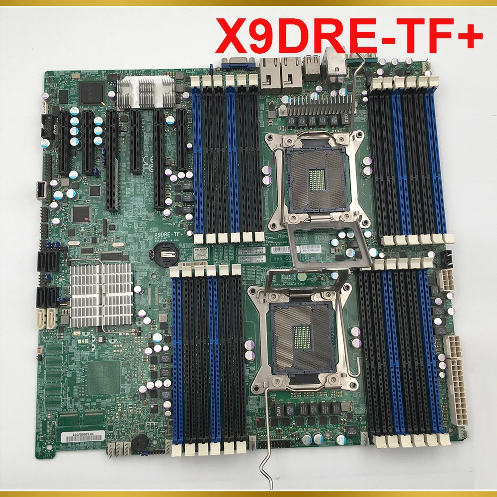 Supermicro 서버 마더보드 E5-2600 V1/ V2 군 ECC LGA2011DDR3 2 x16 PCI-E 3.0 4 x8 X9DRE-TF