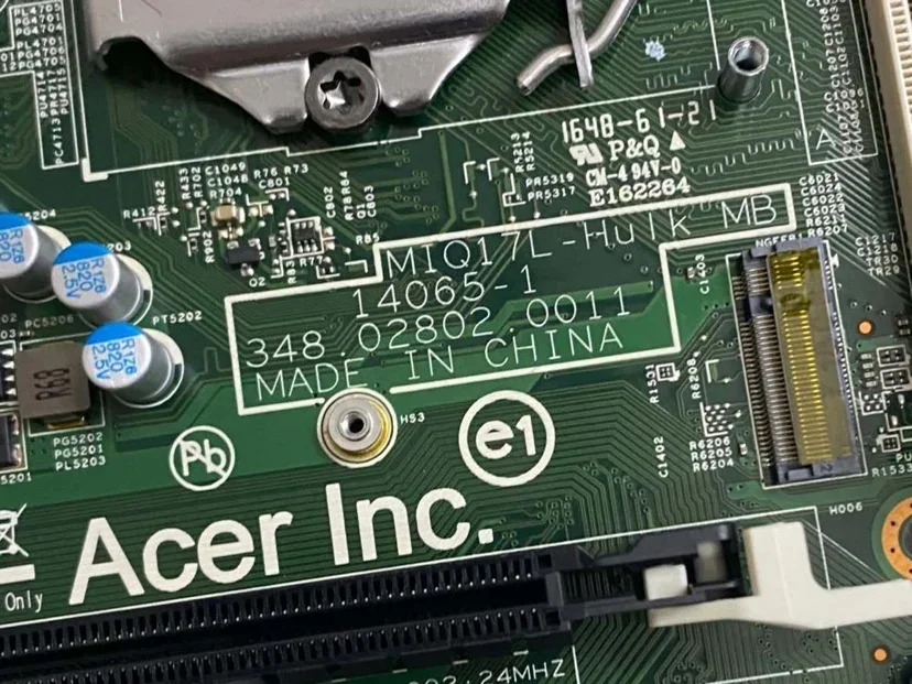Acer MIQ17L-Hulk 마더보드 M4640G 1151 핀 DDR4 D630 메보드용